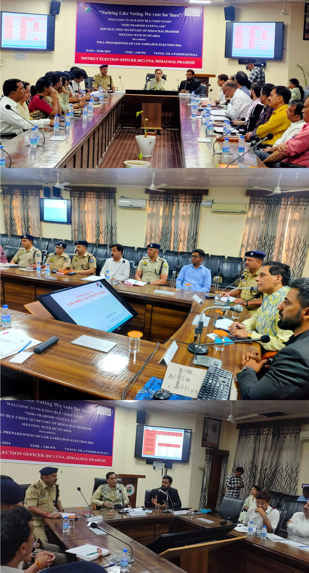 Chief Secretary reviewed election preparations